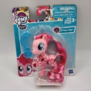 My Little Pony School Of Friendship Pinkie Pie Glitter Design 3" Figure Comb MOC